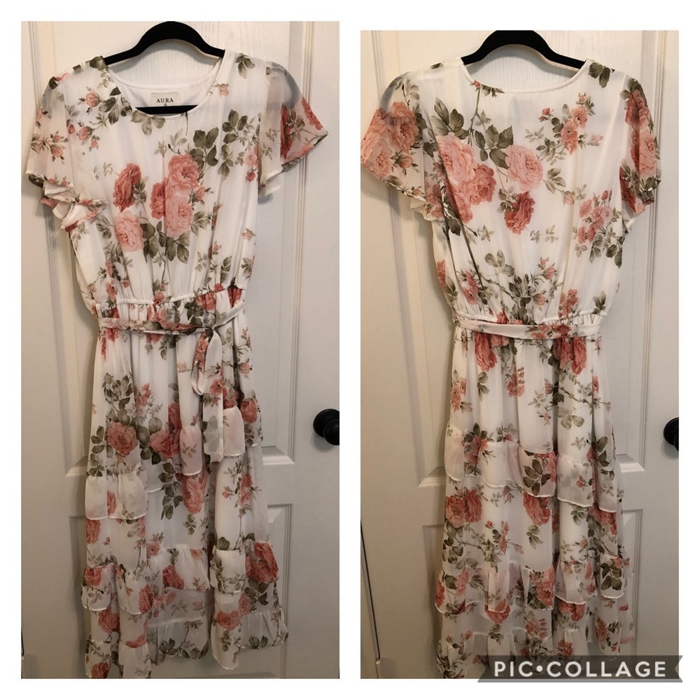 Red Dress Boutique Floral Midi Dress